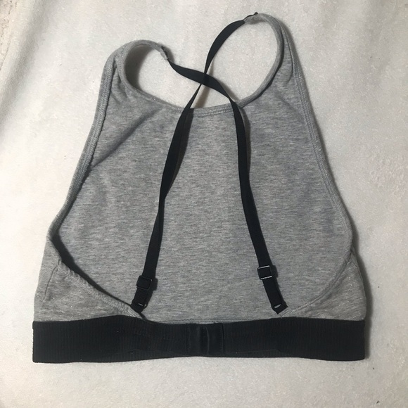 Calvin Klein Gray Sparkle Sports Bra - Picture 5 of 11